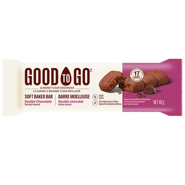 Reviews over Good To Go Soft Baked Bar Double Chocolate - 40g