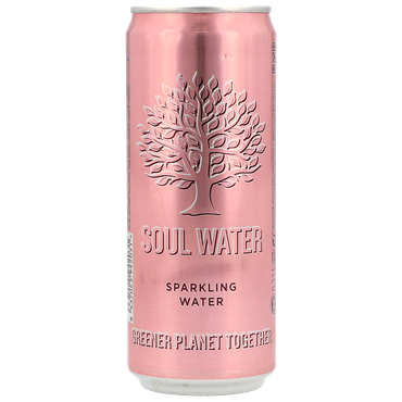 Reviews over Soul Water Bruisend Mineraalwater Blik - 330 ml