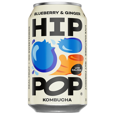 Reviews over Hip Pop Kombucha Blueberry & Ginger Drink - 330ml