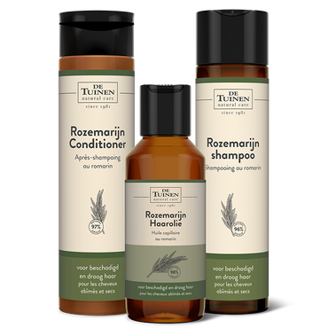 Reviews over De Tuinen Rozemarijn Haar Trio Bundel - Shampoo + Haarolie + Conditioner