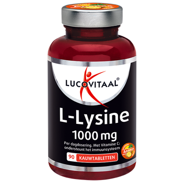 Reviews over Lucovitaal L-Lysine Kauwtabletten 1000mg - 90 tabletten