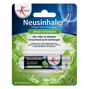 Reviews over Lucovitaal Neusinhaler Vrijer Ademen Frisse Pepermunt - 1 stuk