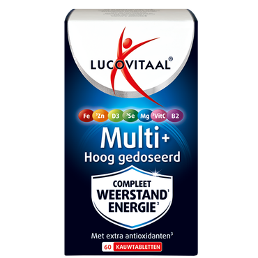 Reviews over Lucovitaal Multi+ Hoog Gedoseerd Compleet - 60 kauwtabletten