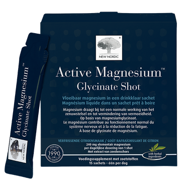 Reviews over New Nordic Active Magnesium Glycinate Shot - 15 sachets
