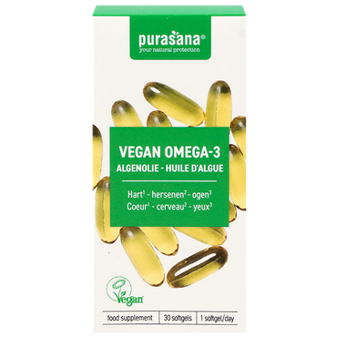Avis sur Purasana Vegan Omega-3 Huile d’Algue - 30 softgels
