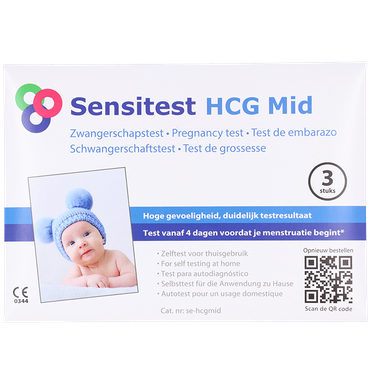 Reviews over Sensitest HCG Midstream Hoge Gevoeligheid Zwangerschapstest - 3 stuks