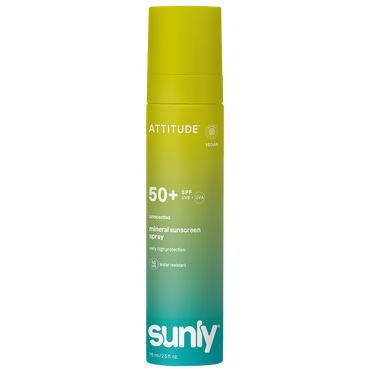 Reviews over Attitude Sunly Minerale Zonnebrandspray SPF50+ - 75ml