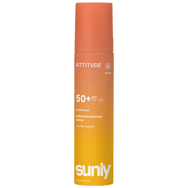 Reviews over Attitude Sunly Minerale Zonnebrandspray SPF50+ Tropical Coco - 75ml