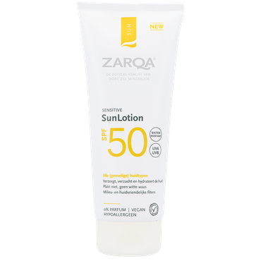 Reviews over ZARQA Sensitive Sunlotion SPF50 - 200ml
