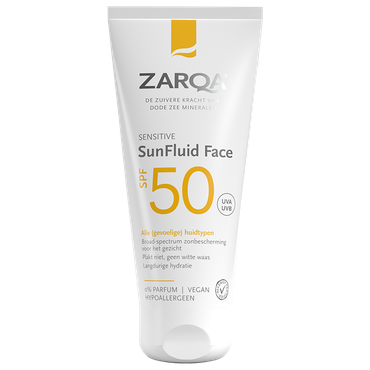 Reviews over ZARQA Sun Fluid Face SPF50 - 50ml