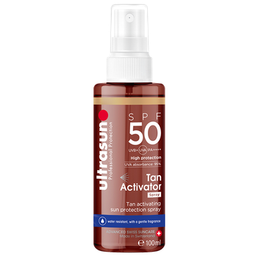 Reviews over Ultrasun Tan Activator Zonnebrandspray SPF50 - 100ml