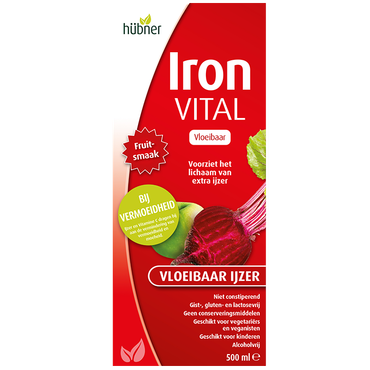Reviews over Hübner Iron VITAL®️ Vloeibaar IJzer - 500ml