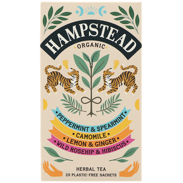 Reviews over Hampstead Kruidenthee Assortiment 4 Smaken - 4x5 zakjes