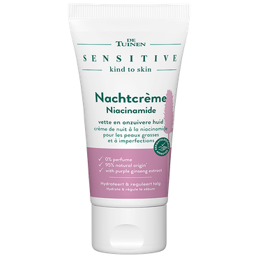 Reviews over De Tuinen Sensitive Nachtcrème Niacinamide - 50ml