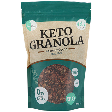 Reviews over Go-Keto Keto Granola Kokos Cacao Bio - 290g
