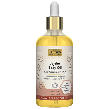 Reviews over De Tuinen Jojoba Body Oil met Vitamine F en A - 95ml