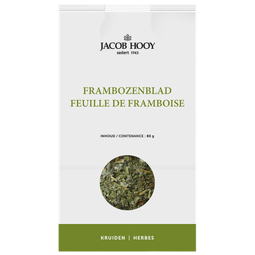 Reviews over Jacob Hooy Frambozenblad - 80g