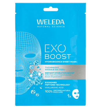 Reviews over Weleda Exo Boost Hydrobounce Sheet Mask - 1 stuk
