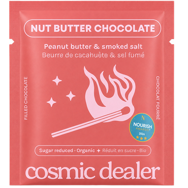 Reviews over Cosmic Dealer Nut Butter Chocolate Peanut Butter & Smoked Salt - 20g