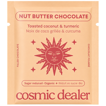Reviews over Cosmic Dealer Nut Butter Chocolate Toasted Coconut & Turmeric - 20g