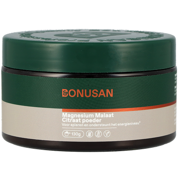 Reviews over Bonusan Magnesium Malaat Citraat Poeder - 130g