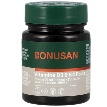 Reviews over Bonusan Vitamine D3 & K2 Forte - 60 softgels