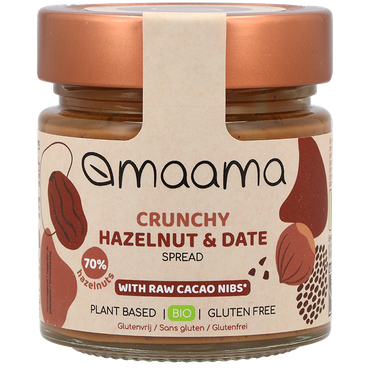 Reviews over Maama Crunchy Hazelnut & Date Spread - 180g