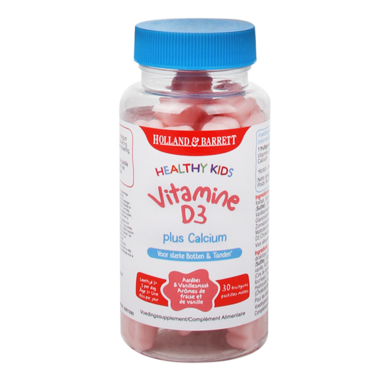 Holland & Barrett Kids Vitamine D-3 & Calcium (30 Gummies)
