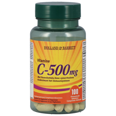 Holland & Barrett Vitamine C, 500mg (100 Tabletten)