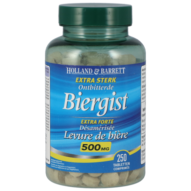 Holland & Barrett Biergist, 500mg (250 Tabletten)