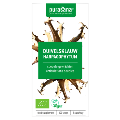 Purasana Duivelsklauw Bio 300mg - 120 capsules