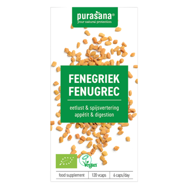 Purasana Fenegriek Bio - 120 capsules