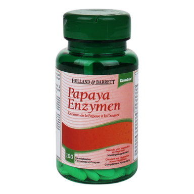 Holland & Barrett Papaya Enzymen (100 Tabletten)