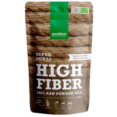 Purasana High Fiber Raw Powder Mix Bio (250gr)