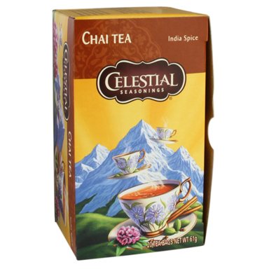 Thé Chai Celestial Seasonings India Spice (20 sachets)
