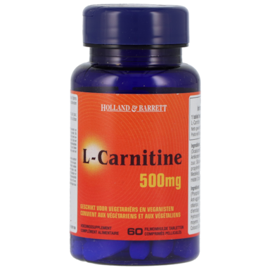 Holland & Barrett L-Carnitine 500mg 60 Tabletten
