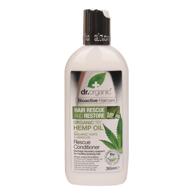 Après-shampooing Rescue & Restore Dr Organic à l'Huile de chanvre - 265ml