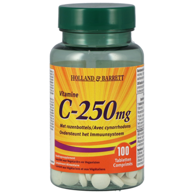 Holland & Barrett Vitamine C ,250mg (100 Tabletten)