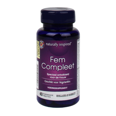 Holland & Barrett Multi Vrouw Fem Compleet (60 Tabletten)