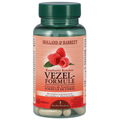 Holland & Barrett Raspberry Ketones Vezel Formule (60 Capsules)