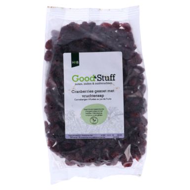 Holland & Barrett Cranberry’s Met Vruchtensap Gezoet (400gr)