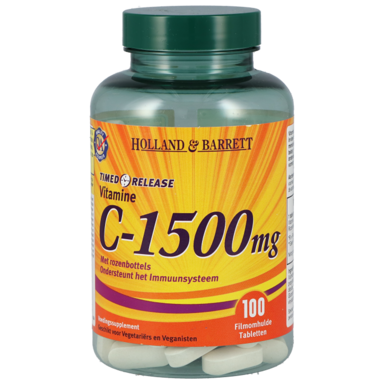 Holland & Barrett Vitamine C Timed Release, 1500mg (100 Tabletten)