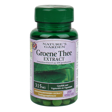 Nature's Garden Groene Thee Extract, 315mg (200 Tabletten)