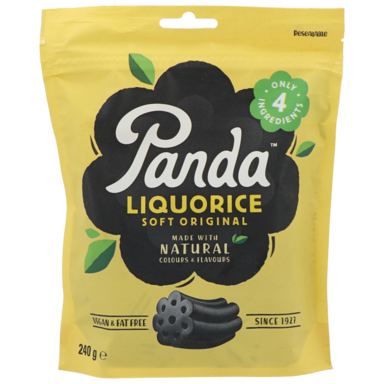 Panda All Natural Réglisse douce Sachet 240 g