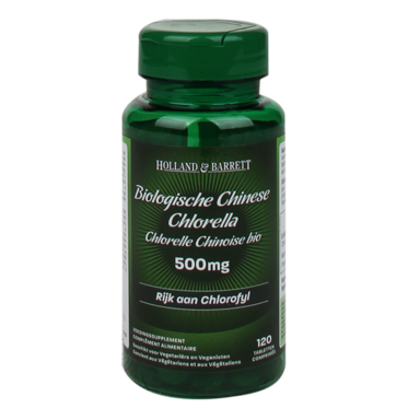 Holland & Barrett Chinese Chlorella, 500mg Bio (120 Tabletten)