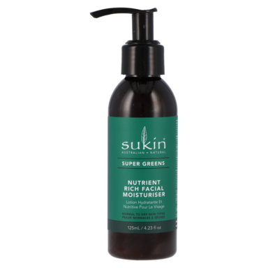 Sukin Super Greens Nutrient Rich Facial Moisturiser - 125ml