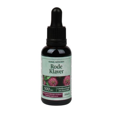 Herbal Authority Rode Klaver Vloeibaar, 500mg (30ml)