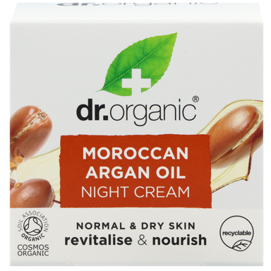 Dr. Organic Moroccan Argan Oil Nachtcrème - 50ml