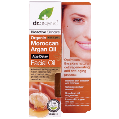 Dr. Organic Marokkaanse Arganolie Gezichtsolie - 30ml