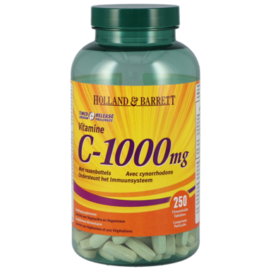 Holland & Barrett Vitamine C à libération temporisée & cynorrhodon 1000 mg 250 cachets